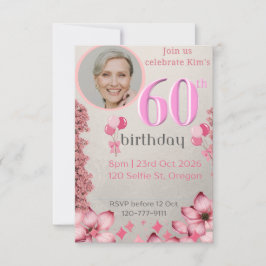 Convites Aniversário de 60 anos