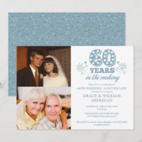 Aniversário de 60 anos de casamento 2 fotos em pro