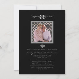 Convites Aniversário de 60 anos de Casamento - ADICIONAR FO