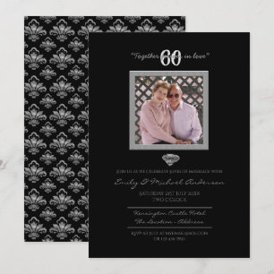Convites Aniversário de 60 anos de Casamento - ADICIONAR FO