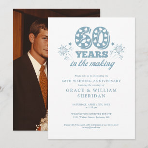 Convites Aniversário de 60 anos de casamento em produção Fo