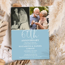 Aniversário de 60 anos de casamento Então e agora 