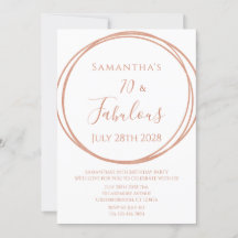 Aniversário de 70 Aniversário de Rosa Dourado Míni