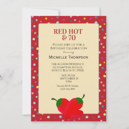 Convites Aniversário de 70 anos