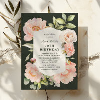 Aniversário de 70 anos Just Blush Floral