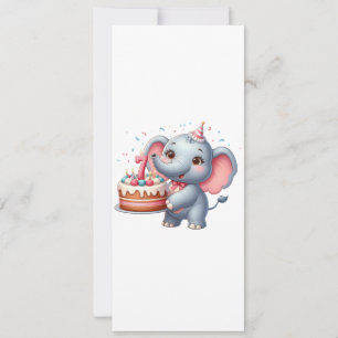 Convites Aniversário de 7 anos do Elefante Fofo