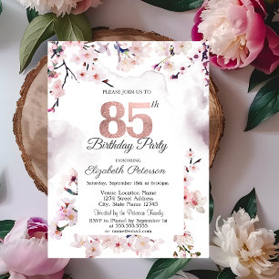 Convites Aniversário de 85 anos da Cherry Blossom