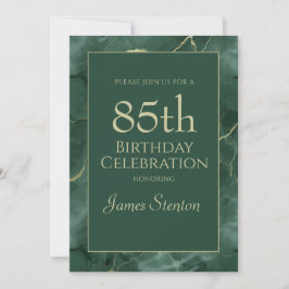 Convites Aniversário de 85 anos do Green Marble