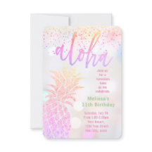 aniversário de abacaxi com brilho falso