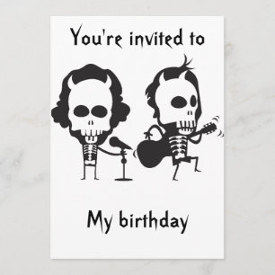 Convites Aniversário de AC/DC