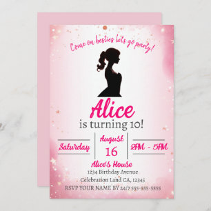 Convites Aniversário de boneca com tema "Lantera"