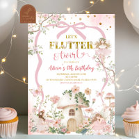 aniversário de borboleta fada da floresta da prima