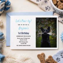 Aniversário de Cachorro Personalizado Impressão de