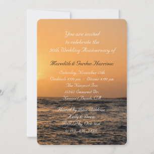 Convites Aniversário de Casamento ao Pôr do Sol em Kauai