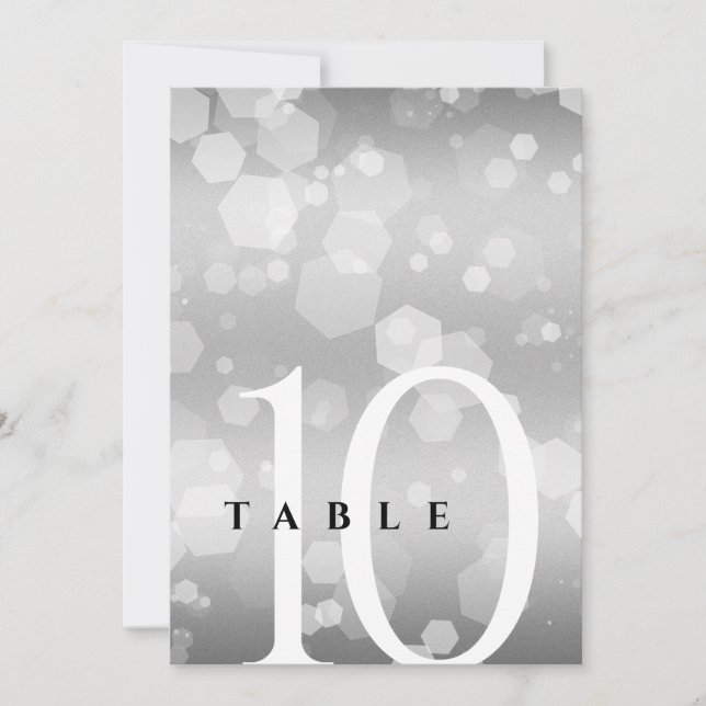 Convites Aniversário de Casamento do 25 Silver Elegante (Frente)