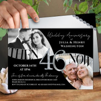 Aniversário de Casamento Moderno Luxuoso de 46 Ano