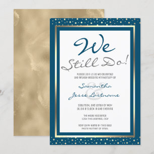 Convites Aniversário de Casamento Nós Ainda Fazemos Elegant