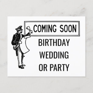Convites Aniversário de Casamento ou Festa Retro Em Breve