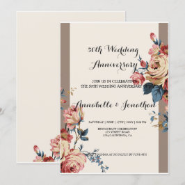 Convites aniversário de casamento querido