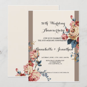 Convites aniversário de casamento querido