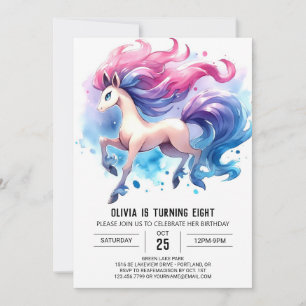 Convites Aniversário de Cavalo Personalizado da fazenda