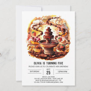 Convites Aniversário de Chocolate para Crianças Mágicas