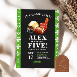 Convites Aniversário de Cinco Anos do Game Time Football