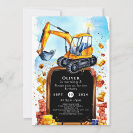 Convites Aniversário de Construção de Cáudia