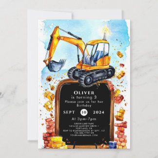 Convites Aniversário de Construção de Cáudia