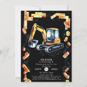 Convites Aniversário de Construção de Cáudia