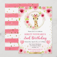 Aniversário de criança da Girafa da Selva de Cacho