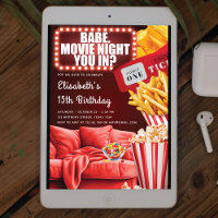 Aniversário de Criança da Noite de Filme