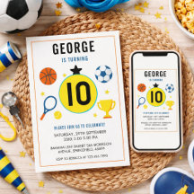 Aniversário de criança de Esporte Moderno para Men