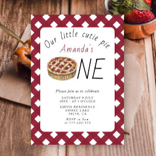 Convites Aniversário de criança de Pequena Torta Cutil