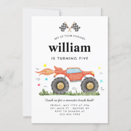 Convites Aniversário de criança de Sinalizadores de Raça de