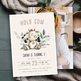 Convites Aniversário de criança Fotográfico de Folhagem San