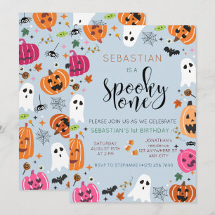 Convites Aniversário de Dia das Bruxas Spooky