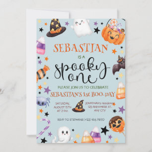 Convites Aniversário de Dia das Bruxas Spooky