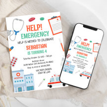 Aniversário de Emergência Médica de Médico Enferme