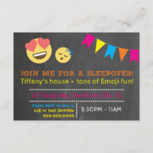 Aniversário de Emoji Sleepover