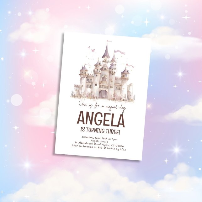 Convites Aniversário de Fada Látea do Partido Mágico (Criador carregado)