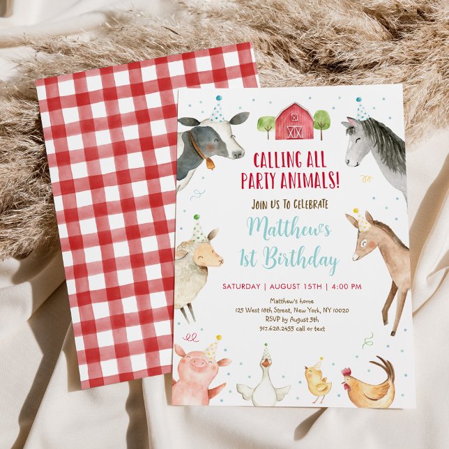 Convites Aniversário de fazenda (Criador carregado)