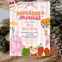 Aniversário de Festa de Panqueca e Pijama de Natal