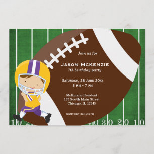 Convites Aniversário de futebol