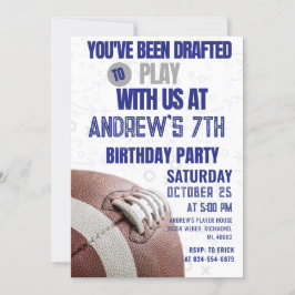 Convites Aniversário de futebol