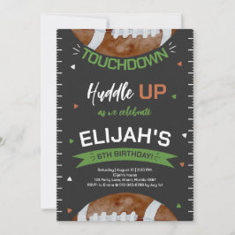 Convites Aniversário de Futebol Americano