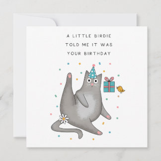 Convites Aniversário de Gato