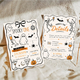 Convites Aniversário de Halloween do Assustador