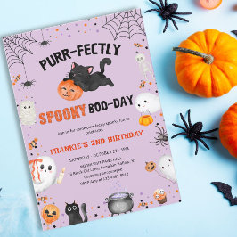 Convites Aniversário de Halloween Perfeitamente Assustador