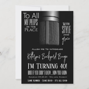 Convites Aniversário de Hip Hop